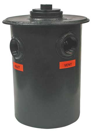 Dilution Tank,55 Gallons,3 In Fip,poly (