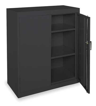 Shelving Cabinet,42" H,36" W,black (3 Un