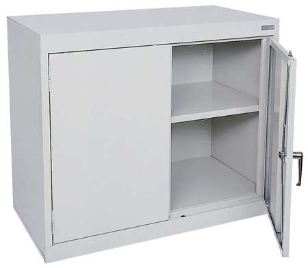 Shelving Cabinet,30" H,36" W,dove Gray (