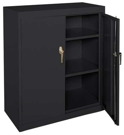 Shelving Cabinet,42" H,36" W,black (3 Un