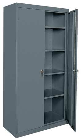 Shelving Cabinet,72" H,36" W,charcoal (1