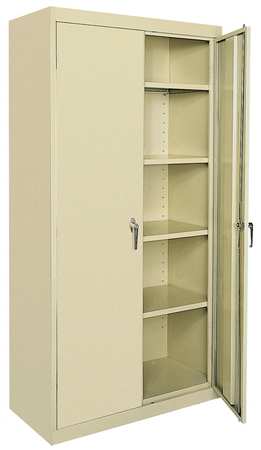 Shelving Cabinet,72" H,36" W,tropic Sand