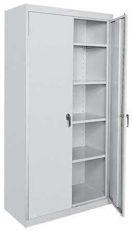 Shelving Cabinet,72" H,36" W,dove Gray (