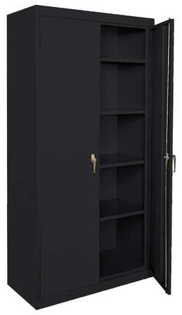 Shelving Cabinet,72" H,36" W,black (1 Un