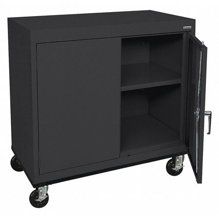 Shelving Cabinet,36" H,36" W,black (1 Un