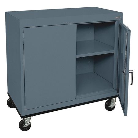 Shelving Cabinet,36" H,36" W,charcoal (1