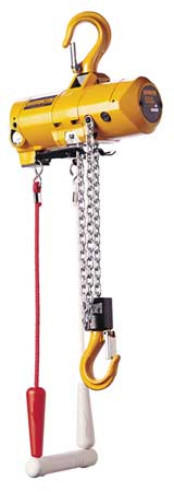 Air Chain Hoist,500 Lb. Cap.,10 Ft. Lift