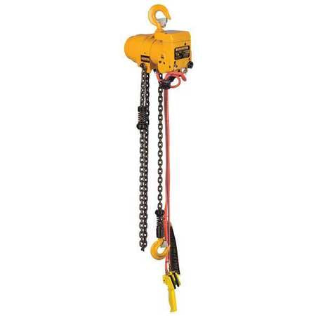 Air Chain Hoist,500 Lb. Cap.,10 Ft. Lift