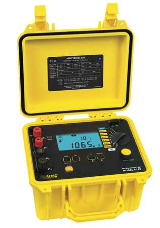 Micro Ohm Meter,1u Ohms-400 Ohms (1 Unit