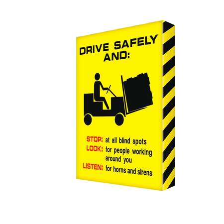 Forklift Visual Edge Safety Sign (1 Unit