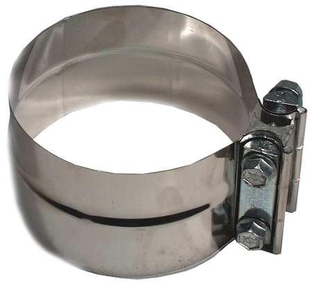 Exhaust Clamp,min.dia. 2-1/2 In. (1 Unit