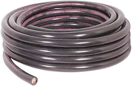 Battery Cable,1 Awg,1 Cond,25 Ft,black (