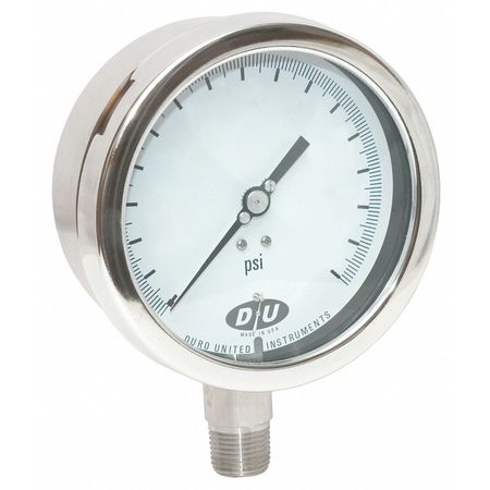 Vacuum Gauge,30 Hg To 0,4-1/2in,1/2in (1