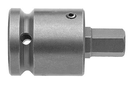 Socket Bit,3/8 In. Dr,1/4 In. Hex (1 Uni