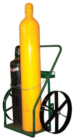 Welding Cylinder Truck,2 Cyl,400 Lb. (9