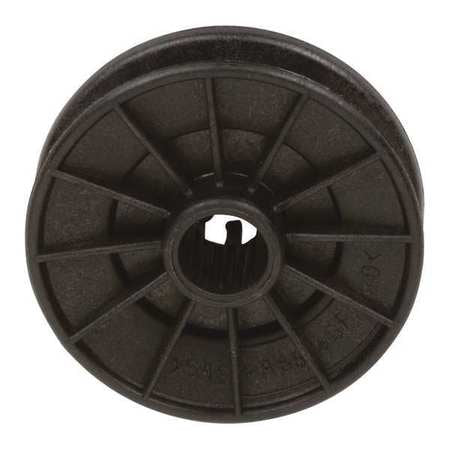 Washer Motor Pulley,2-3/8" Dia.,black (1