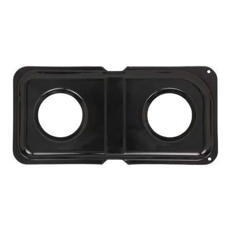 Gas Range Double Porcelain Drip Pan,left