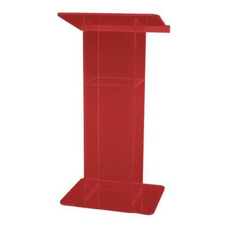 Tinted Acrylic H Style Lectern,w/shelf (