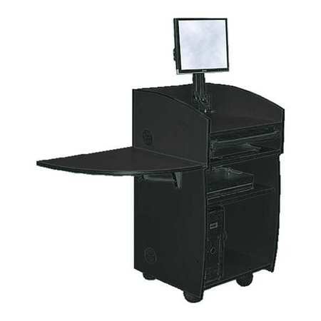 Mobilite Lectern,black Folding Shelf (1