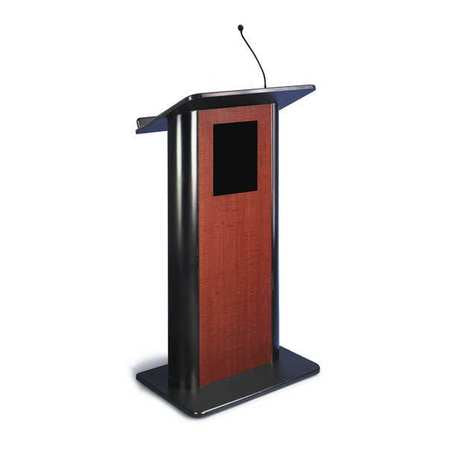 Flat Panel Sound Lectern,cherry/black (1