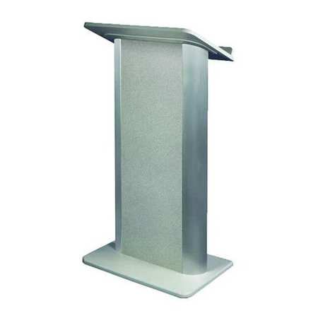 Flat Panl Sound Lectern,gry Granit/satin