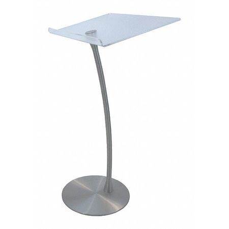 Clear Acrylic Arc Lectern,steel Column (