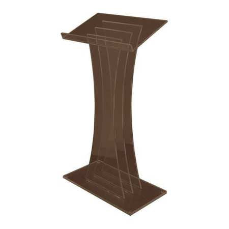 Acrylic Lectern,smoked,3-pane (1 Units I