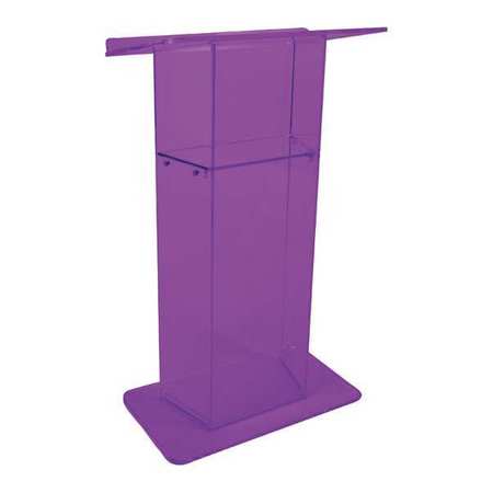 Tinted Acrylic Wing Lectern,w/shelf (1 U