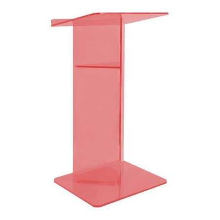 Tinted Acrylic V Style Lectern,w/shelf (