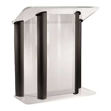 Clear Acrylic Lectern,4 Black Post (1 U