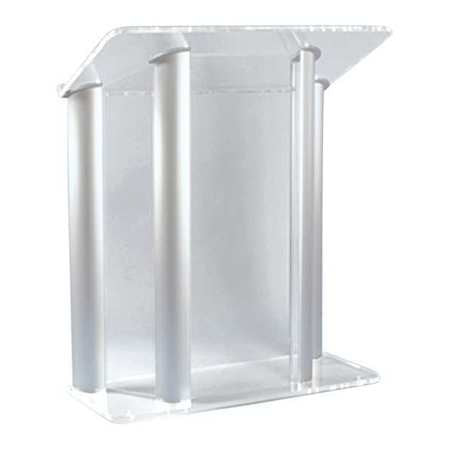 Clear Acrylic Lectern4,silver Post (1 U