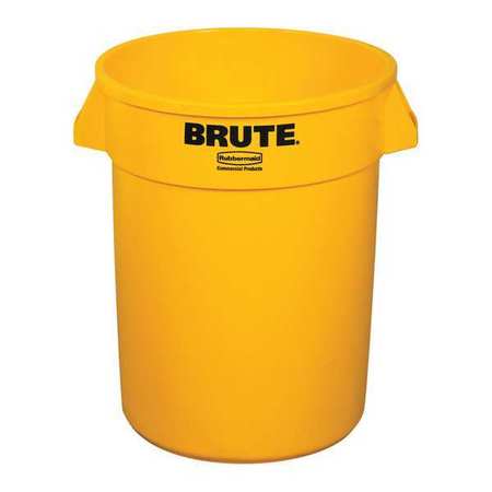 Brute Container,32 Gal.,yellow (1 Units