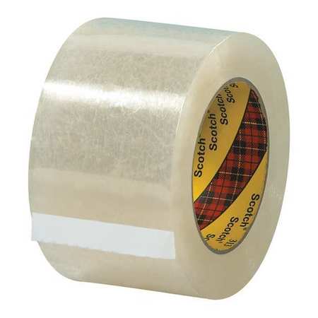 Carton Sealing Tape,3x55 Yd.,clear,pk6 (