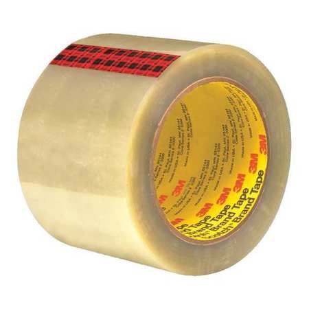 Carton Sealing Tape,3x55 Yd.,clear,pk6 (