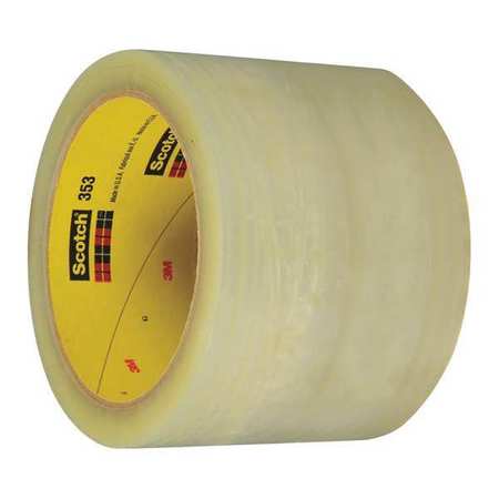 Carton Sealing Tape,3x55 Yd.,clear,pk24