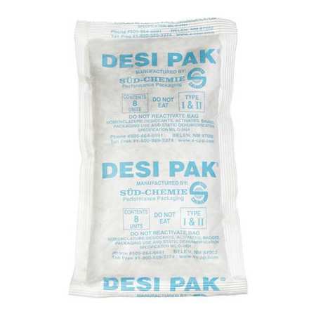 Clay Desiccant,34 Gal.,5x8x1-1/8",pk300