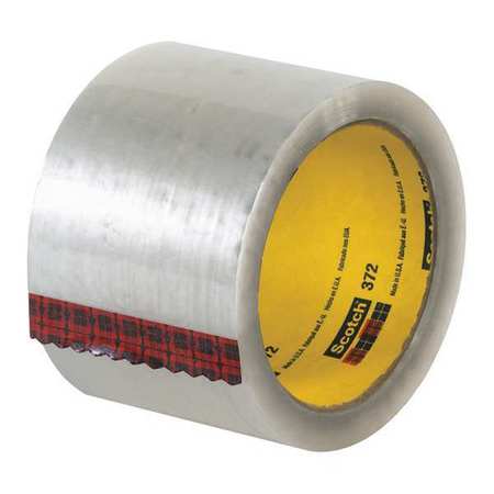 Carton Sealing Tape,3x55 Yd.,clear,pk24