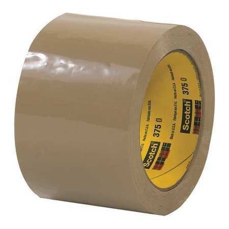 Carton Sealing Tape,3"x55 Yd.,tan,pk24 (