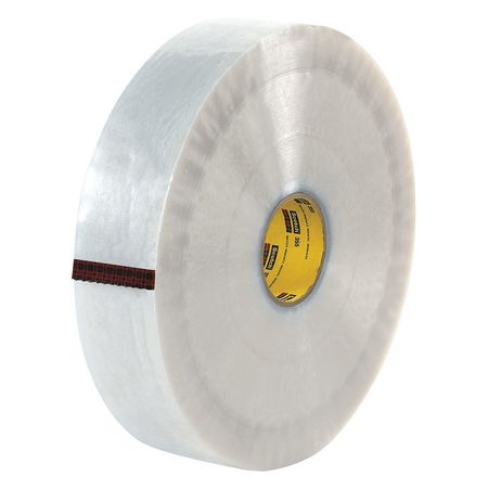 Carton Sealing Tape,3x1000 Yd.,clear,pk2