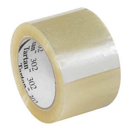 Carton Sealing Tape,3x110 Yd.,clear,pk6