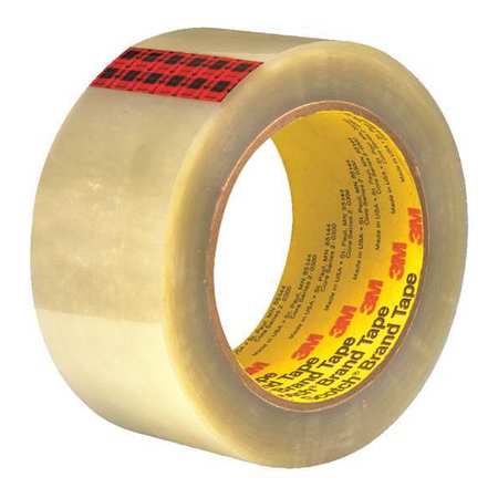 Carton Sealing Tape,2x55 Yd.,clear,pk36