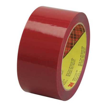 Carton Sealing Tape,2x55 Yd.,red,pk36 (1