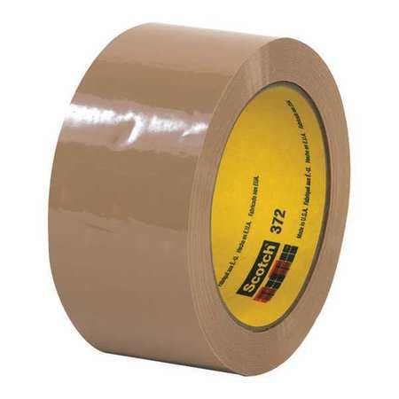 Carton Sealing Tape,2x55 Yd.,tan,pk6 (1