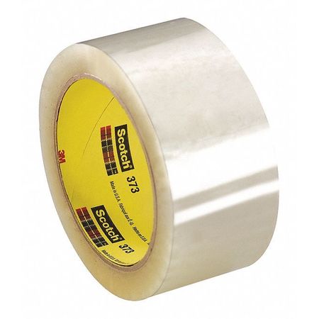 Carton Sealing Tape,2x55 Yd.,clear,pk36