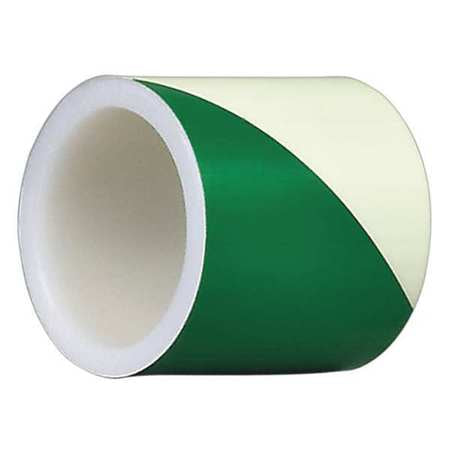 Glow In Dark Tape,green,2"x30ft (1 Units