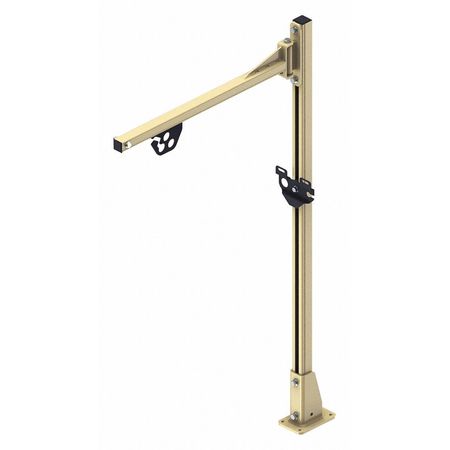 Columnkit,24" Swing,4 Ft. Rail,w/trolley