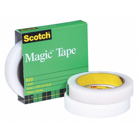 Scotch(r) Tape,810,perm,1/2x36 Yd.,pk12