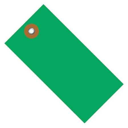 Shipping Tag,4 1/4x2 1/8",green,pk100 (1