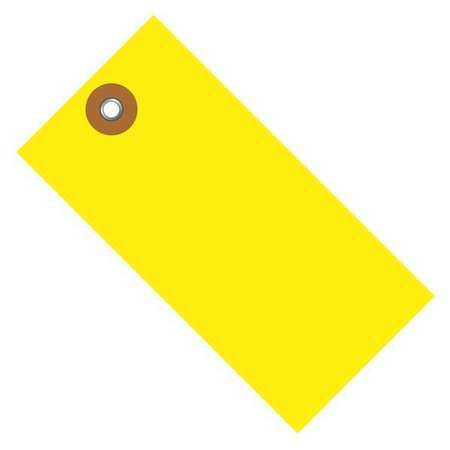 Shipping Tag,2 3/4x1 3/8",yellow,pk100 (