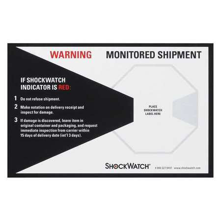 Label,shockwatch,pk200 (1 Units In Pk)